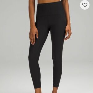 Lululemon Align ribbed 25” black leggings size 8